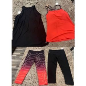 Athletic Fabletics tanks & leggings